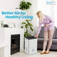 thumbnail image 7 of SereneLife Dehumidifier HEPA Filter - Compatible with Models: SLDEHU30 and SLDEHU50. 0.4 inches, 7 of 7