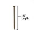 thumbnail image 3 of Fas-n-tite Panel Nails, 1-5/8", Steel, Painted Finish, Dark Oak, Interior Finishing Nails, 3 of 9