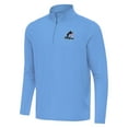 thumbnail image 2 of Men's Antigua  Powder Blue Miami Marlins Intent Quarter-Zip Top, 2 of 3