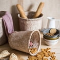 thumbnail image 3 of Round Straw Basket, 3 of 9