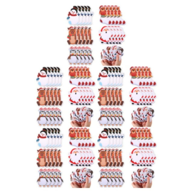 Maoww 30pcs Christmas Theme Sticky Notes Wide Range Of Uses Wide Range Of Applications 5Set