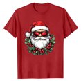 thumbnail image 2 of Tops para hombre, blusas y camisas de manga corta con cuello redondo para hombre, camiseta informal con cuello redondo y estampado para hombre, blusa de manga corta, blusa de poliéster para hombre, 2 of 4