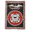 50" x 70" 3-Layer United States Coast Guard Military Afghan Throw Blanket