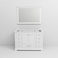 thumbnail image 5 of Lexora Home Dukes 48" Single Vanity with Mirror in White, 5 of 8