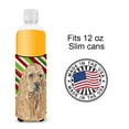 thumbnail image 4 of Buff Cocker Spaniel Candy Cane Christmas Ultra Hugger for slim cans, 4 of 6