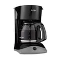 thumbnail image 1 of Mr. Coffee Cafetera negra, 12 tazas, con pausa automática y jarra de vidrio, perfecta para uso en el, 1 of 6