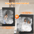 thumbnail image 3 of 2 Person Steam Sauna with Remote Control,Two Folding Chairs,Large Space Sauna for Bedroom,Living Room,Gym, 3 of 8