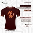 thumbnail image 5 of Afrimoji Unisex Crew Neck T-Shirt: Breathable Single Jersey with Kente Trim, 5 of 5