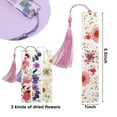 Liuanngg Bookmarks For Women Dried Flower Bookmarks With Tassels
