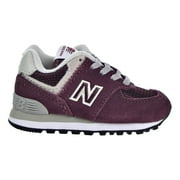 New Balance 574 Toddler's Shoes Burgundy/Grey ic574-gb