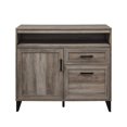 thumbnail image 3 of 42" Stylish Wood Secretary Desk - Gray Wash, 3 of 8