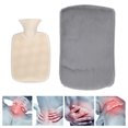 thumbnail image 4 of Calentador De Agua Caliente Para La Cintura, Bolsa De Agua Caliente Para La Cintura Con Compresa Caliente Gris Claro Súper Suave Con Cubierta De Felpa Para El Abdomen, 4 of 8