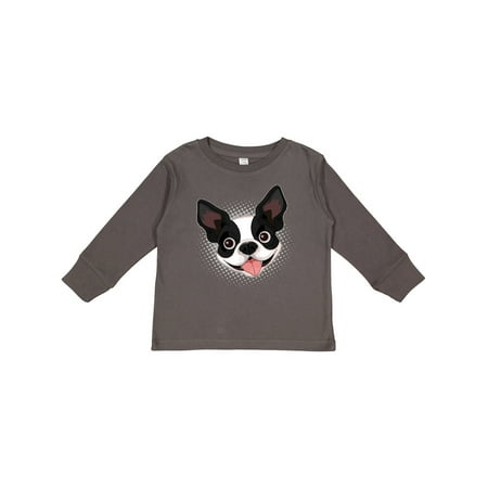 

Inktastic Boston Terrier Dog Gift Gift Toddler Boy or Toddler Girl Long Sleeve T-Shirt