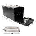 thumbnail image 3 of GSE Games & Sports Expert Casino Table Steel Rake Toke Drop Box with Money Bill Slot for Poker, Blackjack or Other Casino Games Table, 3 of 8