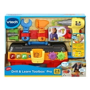 VTech Drill & Learn Toolbox Pro with Accessories, Baby and Toddler Toys