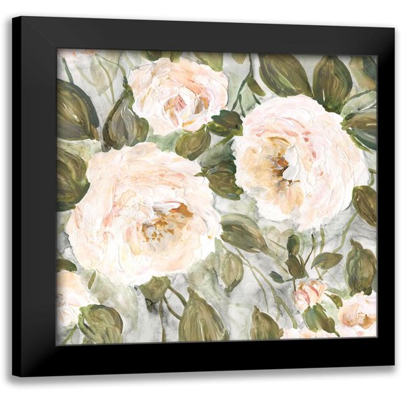 Robinson, Carol 12x12 Black Modern Framed Museum Art Print Titled - California Roses