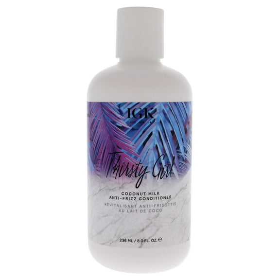 Thirsty Girl Coconut Milk Anti-Frizz Conditioner by IGK for Unisex - 8 oz Conditioner