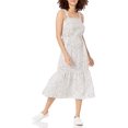 thumbnail image 2 of Robe Midi d'Été en Sergé Fluide pour Femmes, Blanc Cassé, Imprimé Confettis, Large, 2 of 2