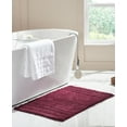 thumbnail image 2 of Olivia Gray RGE08313 24 x 36 in. Erin Cotton Bath Rug, Burgundy, 2 of 2