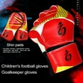 thumbnail image 2 of LNGOOR Youth Kids Goalkeeper Gloves  Soccer Gloves with Double Wrist Protection and Non-Slip Wear Resistant Latex Material to Give Protection to Prevent Injuries, 2 of 7