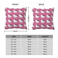 thumbnail image 2 of Hello Kitty Pillow Cover, Square Throw Pillow Cases For Couch Sofa Bed Living Room,Home Decorative, 20"X20", 2 of 9