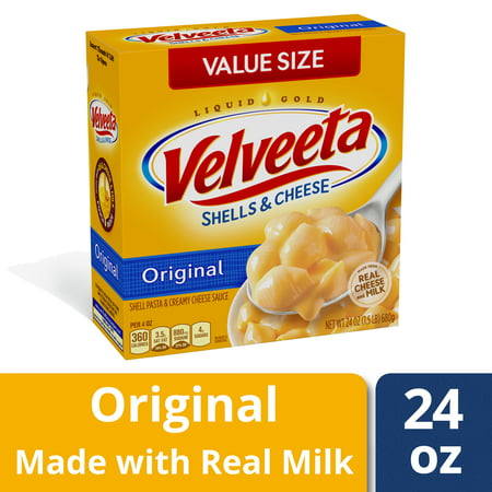 Velveeta Original Shells & Cheese, 24 oz Box (Best Way To Make Velveeta Mac And Cheese)