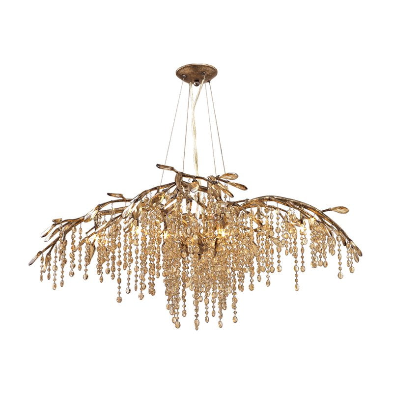 9903-12 MG-Golden Lighting-Autumn Twilight Large Chandelier 12 Light ...