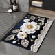 thumbnail image 4 of Alfombras de baño, tapete de baño, alfombra de área, tapete de entrada floral de lana sintética, tapete de tierra de diatomeas suave, absorbente y de secado rápido, alfombra de baño, tapetes de poliés, 4 of 6