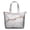 White Gray Rose, variant on Teal Gold Marble Pattern Travel Tote Bags for Women Carry On,Large Weekender Bags for Women Travel,Multi Functional Duffle Bag for Work,Shopping,Sports