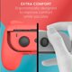 thumbnail image 5 of Paquete de 2 empuñaduras para el controlador Joy-Con de Nintendo Switch, azul y rojo. Accesorios para juegos. Joystick portátil. Soporte para control remoto. Kit Joy-Con., 5 of 5