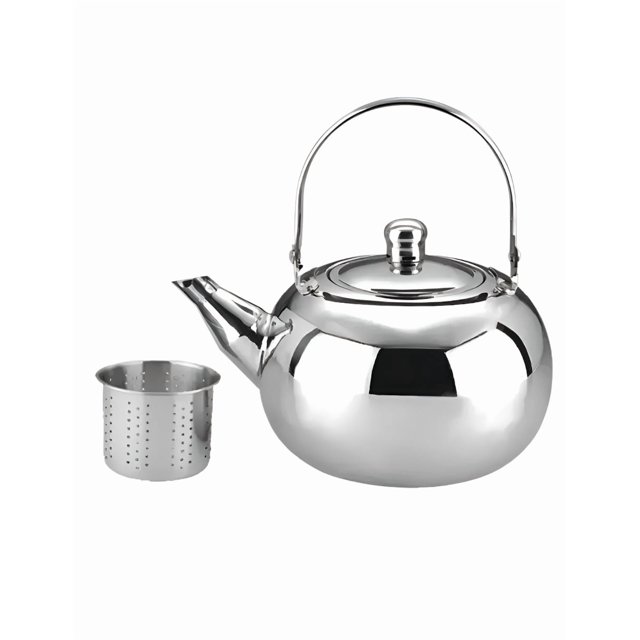 Tetera Xtellar Con Infusor De Acero Inoxidable color plateado Para Cafe Te 1200 Ml