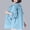 Blue, variant on Women Golf Shirts Cooling Women's Rash Guard Shirts Long Sleeve Hooded Neck with Zipper with Pockets Soft Regular Fit Running Shirts Women for Travel and Camping White XXL