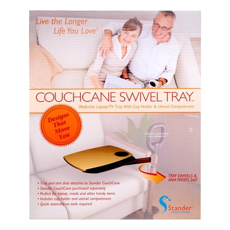 Stander Couch Cane Swivel Tray Accessory