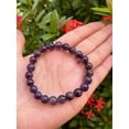 thumbnail image 5 of 10 Pcs Amethyst Crystal Bead Bracelet 8mm, Genuine Purple Amethyst Stretch Gemstone Bracelet, Healing Crystal Bracelet, Gift for Men & Women, 5 of 10