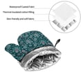 thumbnail image 6 of Sikiie Vintage Floral Oven Mitts and Pot Holders, Silicone Oven Gloves, Heat Resistant Oven Mitts 4Pcs Set, 6 of 6