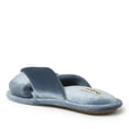 thumbnail image 2 of Dearfoams Women's Jules Shiny Velour Twist Vamp Slide Slippers, 2 of 6