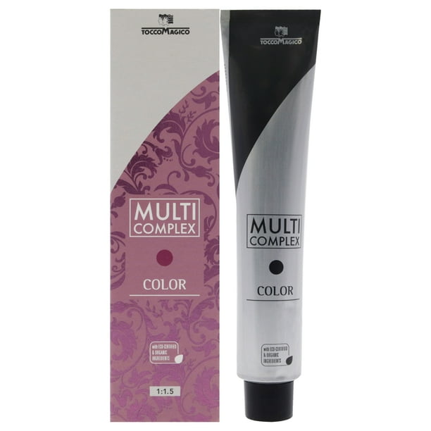 Tocco Magico Color de pelo Tinte Permanente Multi Complejo - 7.444 Rubio Cobre Extra Intenso 3.38 oz Tocco Magico Color de pelo 3.38 oz
