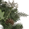 thumbnail image 6 of Northlight Decorated Natural Pine and Berry Artificial Christmas Wreath, 24-Inch, Unlit, 6 of 7