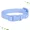 Blue, variant on New Macaron Colored PVC Dog Collar Waterproof Dirt Resistant Easy To Clean Pet Collar Adjustable Neck Collar Pet Dog Collar Set