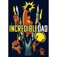 thumbnail image 2 of Men's The Incredibles 2 Modern Incredible Dad  Pull Over Hoodie Navy Blue X Large, 2 of 4