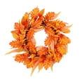 thumbnail image 1 of Fall Decor 19.7 Inch Realistic Fall Wreath, Artificial Autumn Maple Leaves Wreath For Thanksgiving Halloween Front Door Home Wall Farmhouse Harvest Festival Outdoor Indoor Decor, 1 of 6