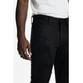 thumbnail image 7 of Smoke Rise Mens Fashion Rip Moto Denim Jean Jet Black 38W x 32L, 7 of 7