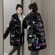 thumbnail image 5 of Chaqueta de algodón brillante no lavable, chaqueta de algodón para mujer, abrigo de invierno holgado de longitud media a larga, chaqueta de algodón, 5 of 6