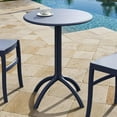 thumbnail image 3 of Siesta ISP160-DGR Octopus Round Bistro Table, Dark Gray, 3 of 10