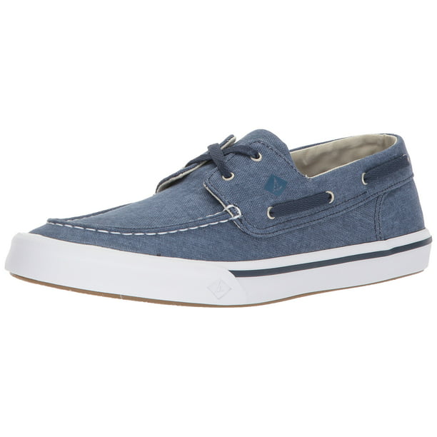 Sperry - Sperry STS17394: Men's Bahama ll Navy Washed Boat Shoes (9.5 D ...