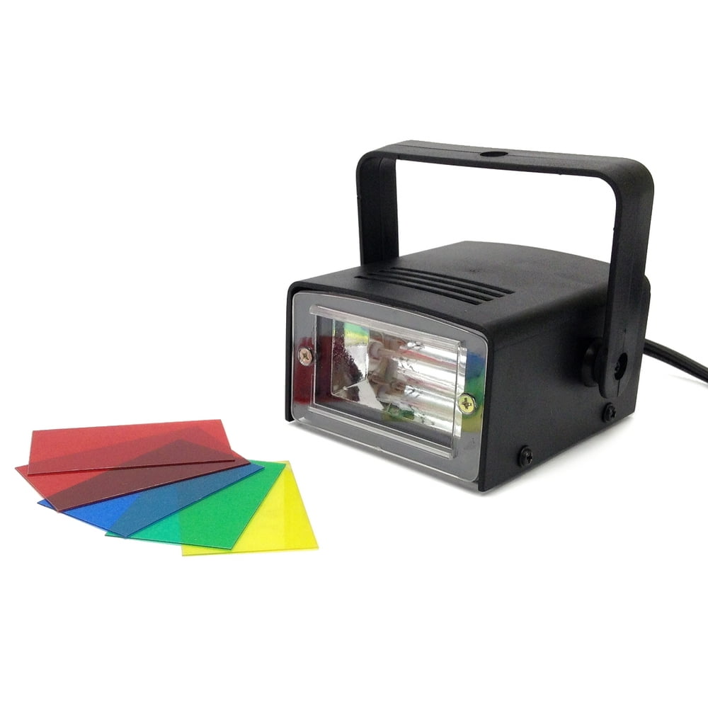 MINI STROBE LIGHTS Halloween Haunted House Stage DJ Disco Club Flash