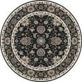 thumbnail image 2 of Art Carpet 841864102208 4 x 6 ft. Arabella Collection Traditional Border Woven Area Rug, Black, 2 of 5