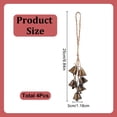 thumbnail image 2 of 1set 4 Pcs Bells 9.84 Inch Wind Chime Handmade Bells for Boho Home Room Garden Decor Bronze DIY, 2 of 6