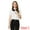 White, variant on Women's Contrast Peter Pan Collar Blouse Shirt L Light Purple
