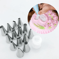 thumbnail image 5 of Juego de 16 piezas de boquillas para manga pastelera, utensilios para hornear, herramientas para hacer crema para pasteles, utensilios para hornear multifuncionales hechos a mano, 5 of 5